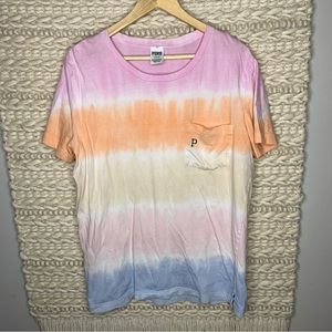 VS PINK Oversized Tie Dye T-Shirt